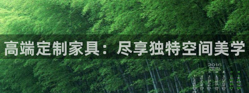 欧星娱乐的盘口：高端定制家具：尽享独特空间美学