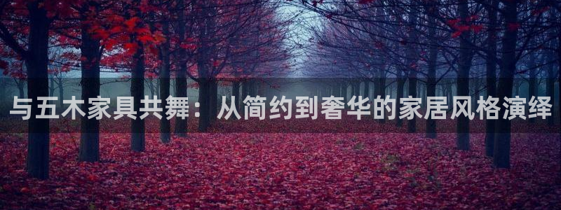 星欧娱乐的官方网站：与五木家具共舞：从简约到奢华的家居风格演