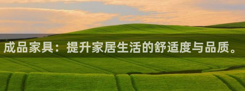 星欧娱乐咋7O777：成品家具：提升家居生活的舒适度与品质。